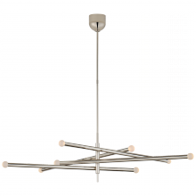 Visual Comfort & Co. Signature Collection KW 5589PN-ECG - Rousseau Grande Eight Light Articulating Chandelier