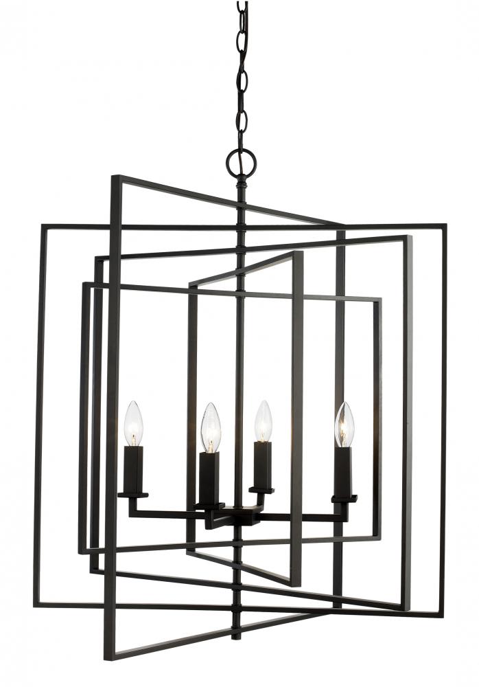 El Capitan 26" Pendant Style Cage Chandelier