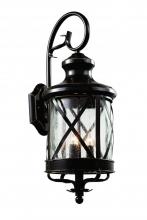 Trans Globe 5121 ROB - Chandler 3-Light Armed Coach-style Outdoor Wall Lantern Light