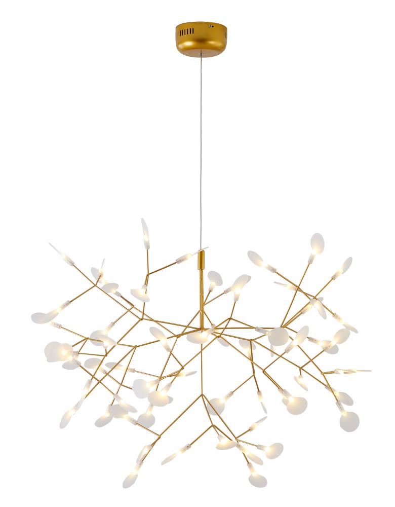 LED Chandelier  Gold