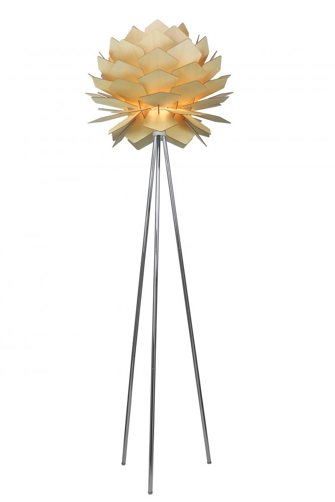 Floor Lamp Natural Wood