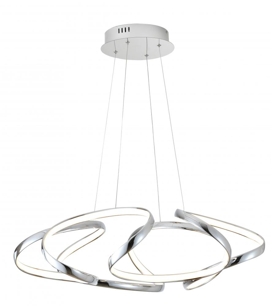 LED Chandelier Chrome