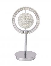 Bethel International 6430T - LED Table Lamp Metal & Crystal