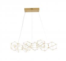 Bethel International BE34C45G - LED Chandelier Stainless Steel