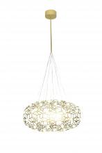 Bethel International DLS01C31G - LED Chandelier Gold