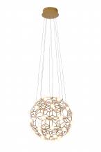 Bethel International FIT04C15G - LED Chandelier Gold