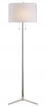 Bethel International JFL123HL-PN - Floor Lamp Polished Nickel