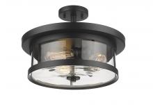 Bethel International YS22137-3SF-BLK - Semi Flush Mount Black