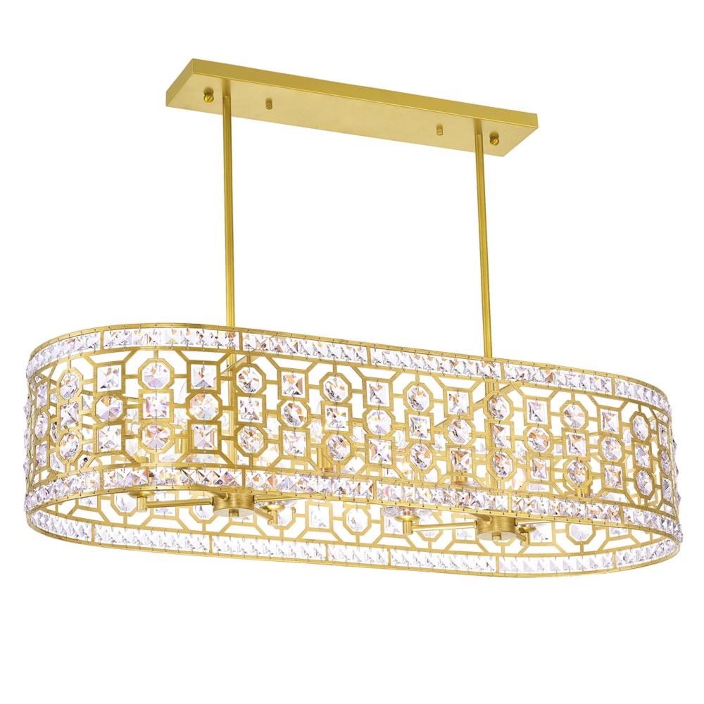 Belinda 8 Light Chandelier With Champagne Finish