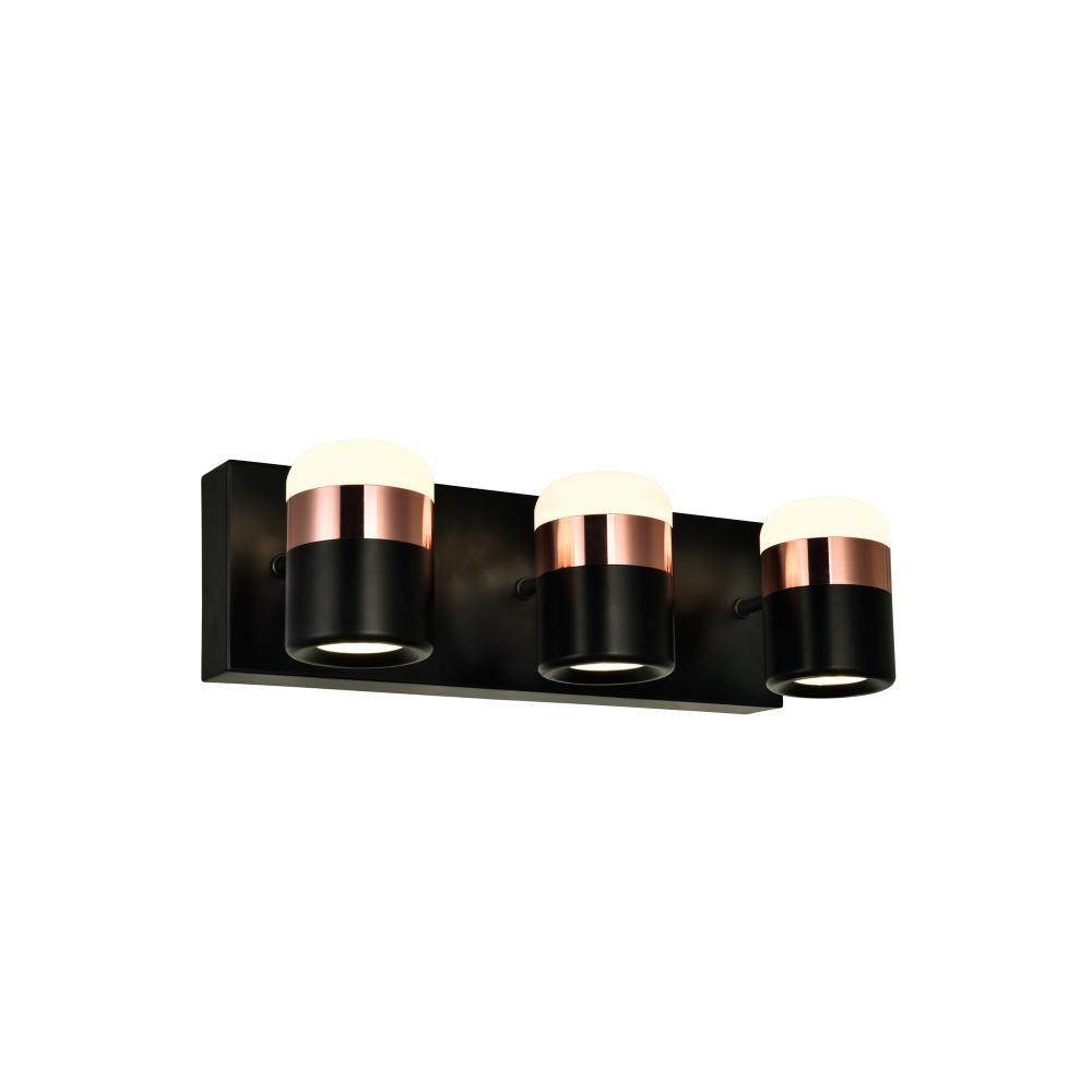 Moxie LED Vanity Light With Black Finish