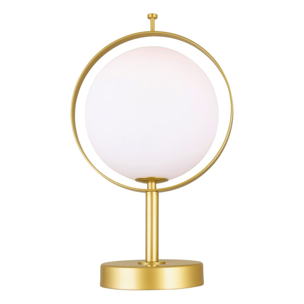 Da Vinci 1 Light Table Lamp With Brass Finish