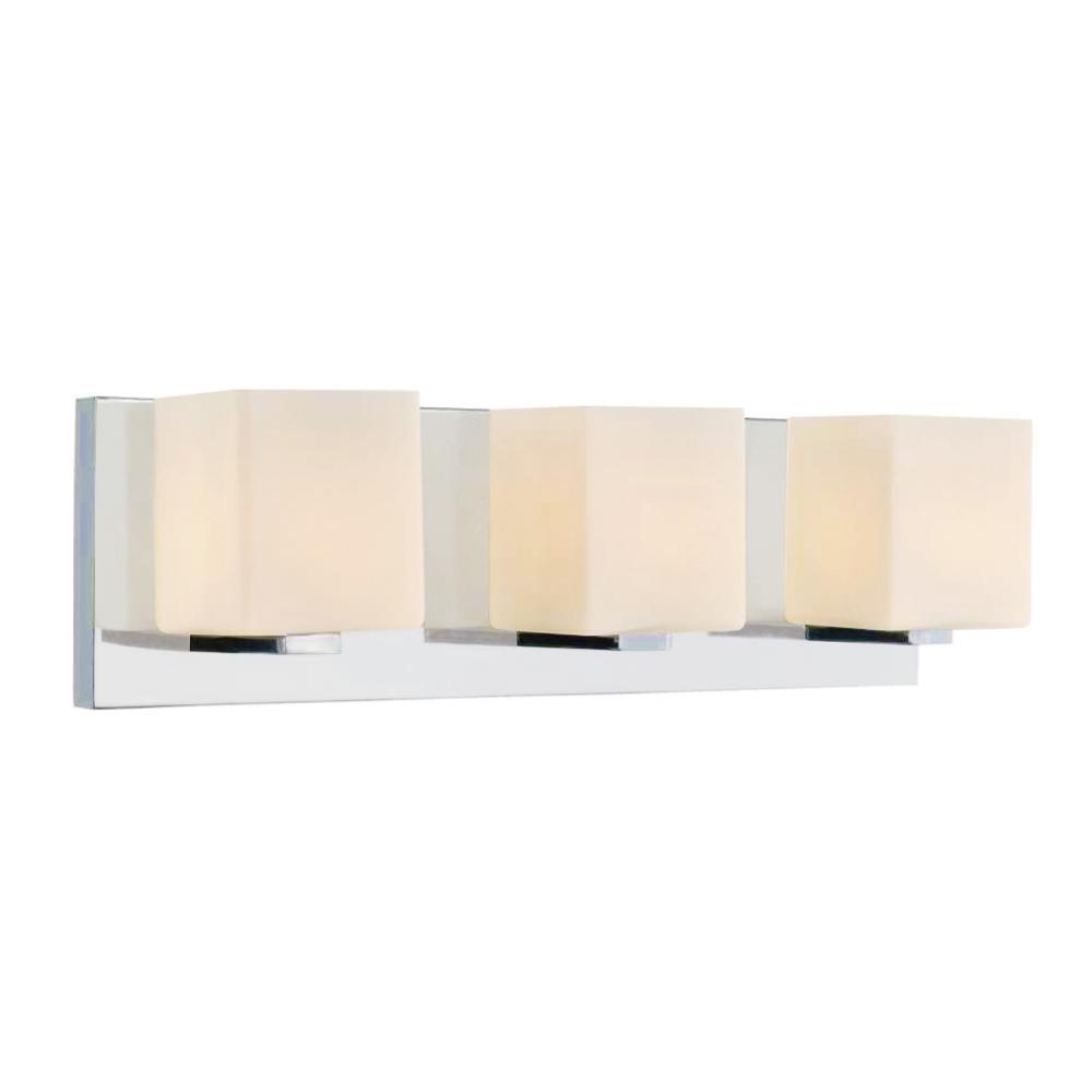 Cristini 3 Light Vanity Light With Satin Nickel Finish