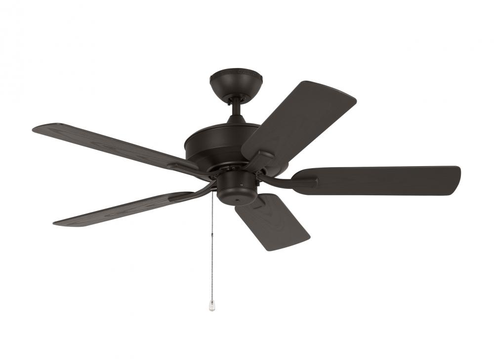 Linden 44'' traditional indoor/outdoor bronze ceiling fan with ...