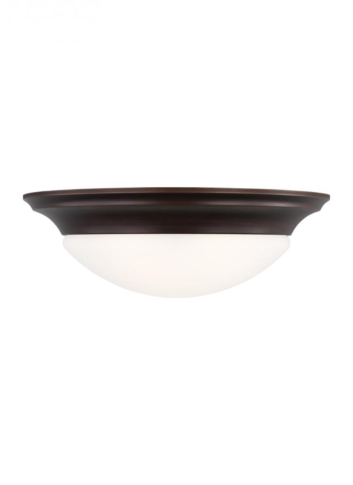 Three Light Ceiling Flush Mount