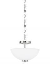 Generation Lighting 77160EN3-05 - Two Light Semi-Flush Convertible Pendant