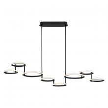 Eurofase 39421-012 - Giro, 8LT LED Chandelier, Blk