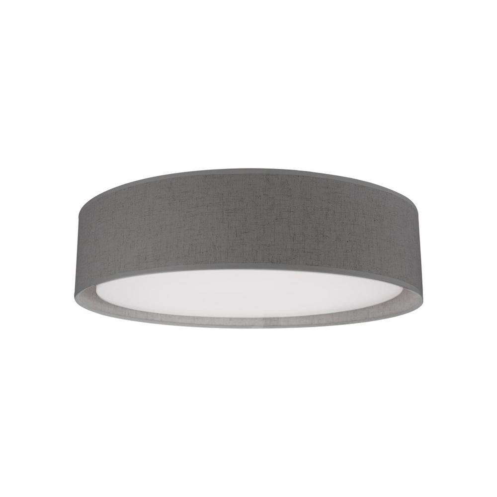 Dalton 20-in Gray LED Flush Mount