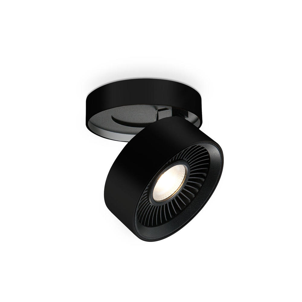 Solo Black LED Flush Mount