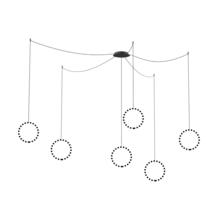 Kuzco Lighting Inc CNM13AC-BK - Marquee Black Multi Pendant Canopy System