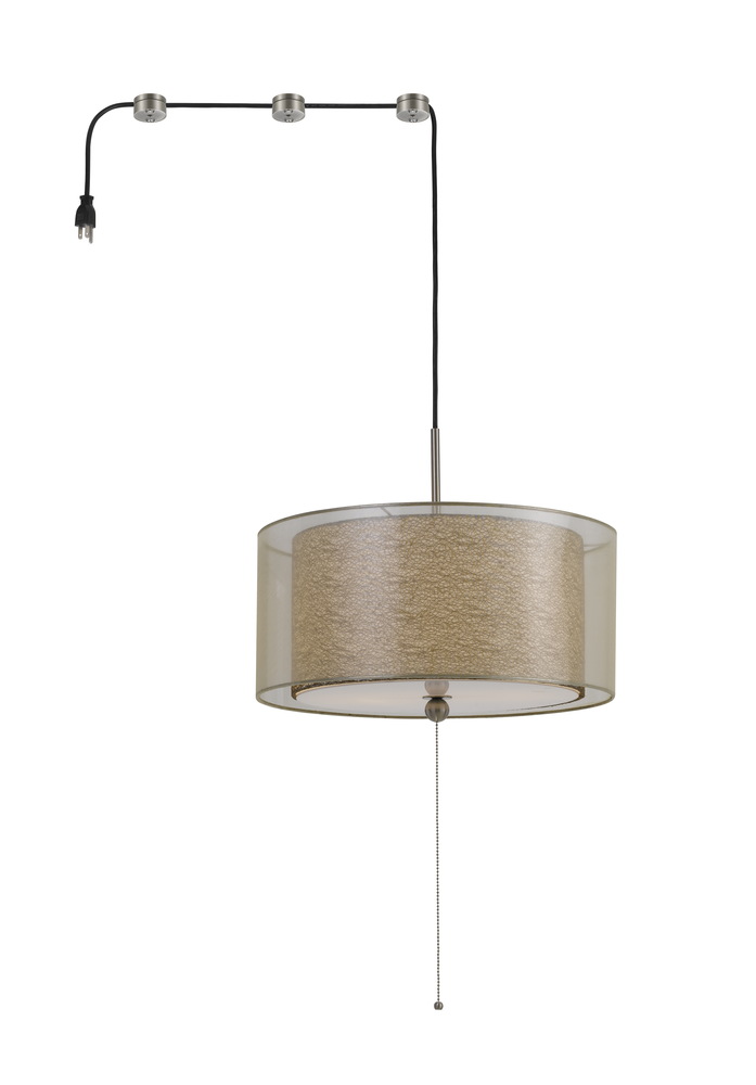 plug in drum pendant