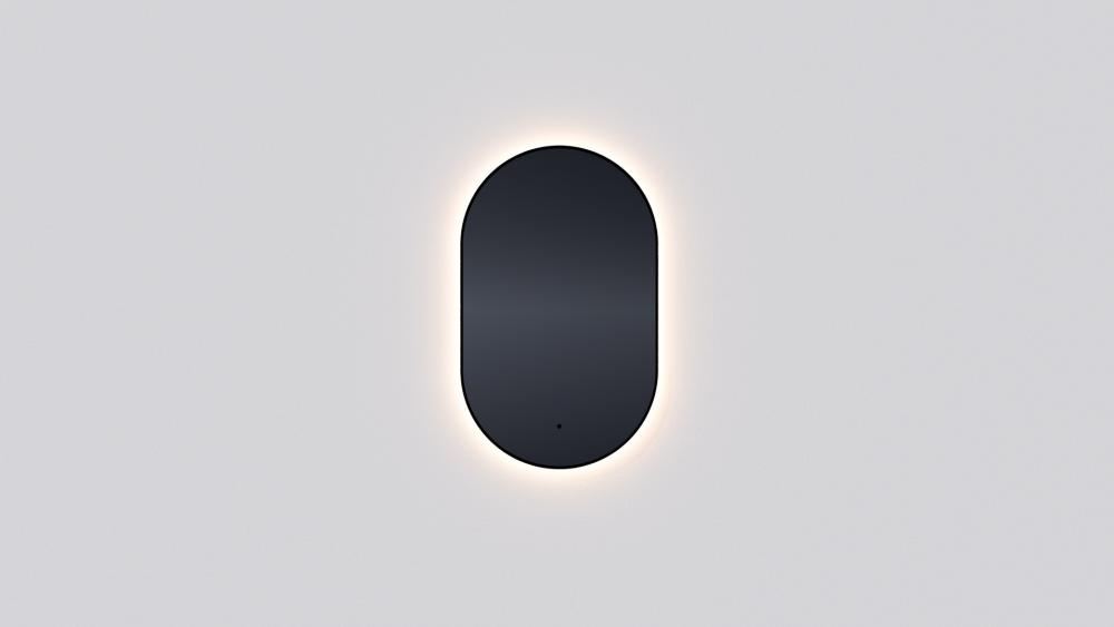 ARGO 22x36 CAPSULE LED MIRROR - BK