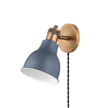 Troy PTL1210-PBR/SBL - MAKIN Plug-in Sconce