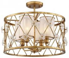 Minka Metropolitan N6565-596 - Victoria Park - 4 Light Semi Flush