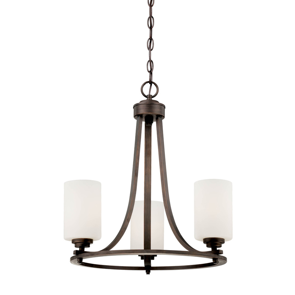 Bristo 3-Light Chandelier Ceiling Light Rubbed Bronze