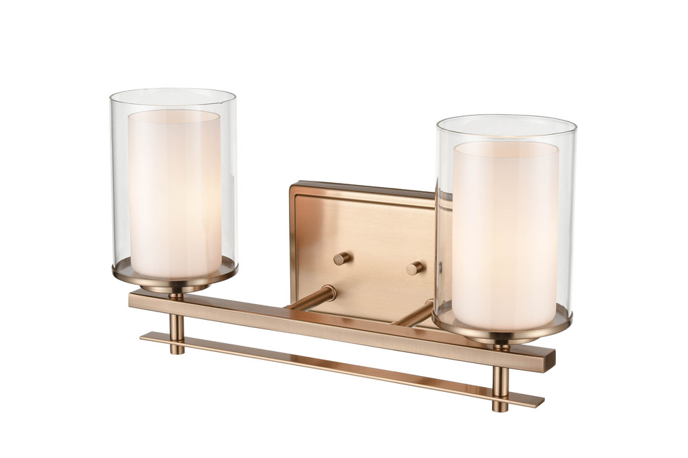 Huderson 2-Light Vanity Modern Gold