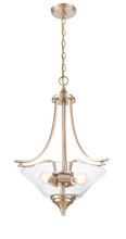 Millennium 1473-MG - Natalie 3-Light Pendant light Modern Gold