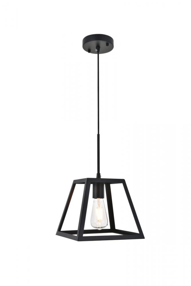 Resolute 1 Light Black Pendant