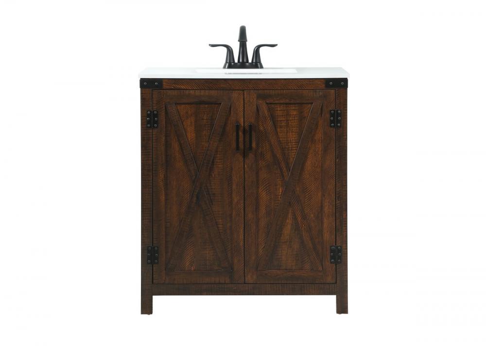 30 Bathroom Vanity With Top In Expresso