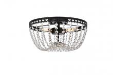  1112F12BK - Kylie 12 Inch Flush Mount in Black