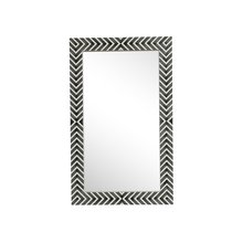 Elegant MR52236 - Rectangular Mirror 36x22 Inch in Chevron