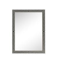  MR53648 - Rectangular Mirror 48x36 Inch in Chevron