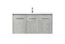  VF44540MCG - 40 inch Single bathroom vanity in concrete grey