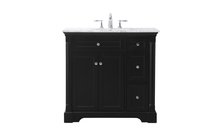  VF53036BK - 36 Inch Single Bathroom Vanity Set in Black