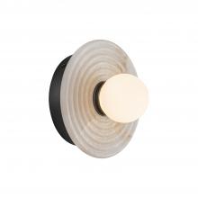 Alora Lighting WV346006UBAR - Dahlia 6-in Urban Bronze/Alabaster LED Wall/Vanity