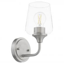 Quorum 5313-1-65 - Raymond 1 Light Wall Mount, Satin Nickel