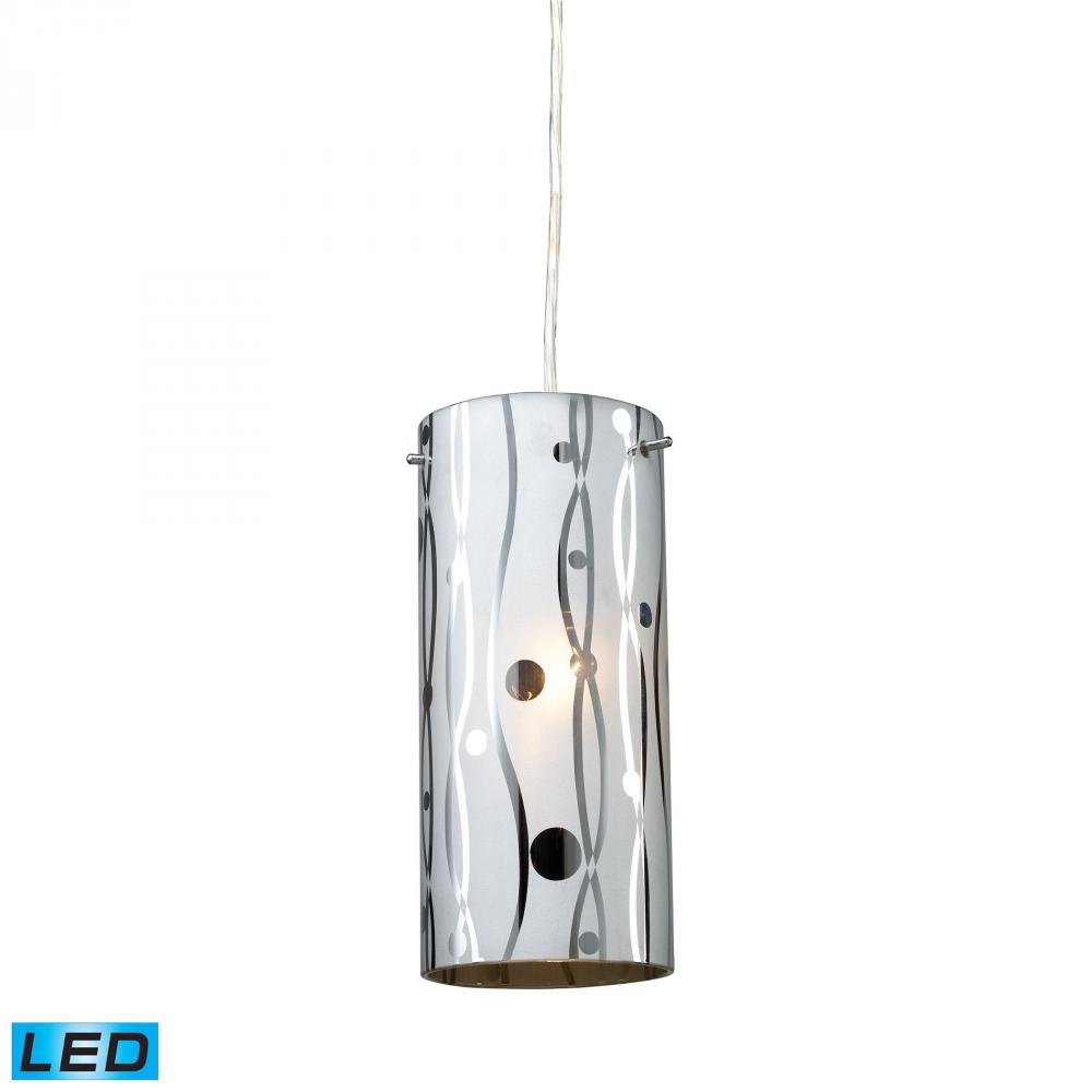 Chromia 1 Light Pendant In Polished Chrome