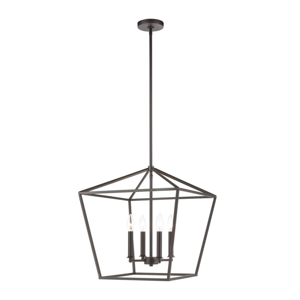 Fairfax 4-Light Chandelier in Oil Rubbed Bronze