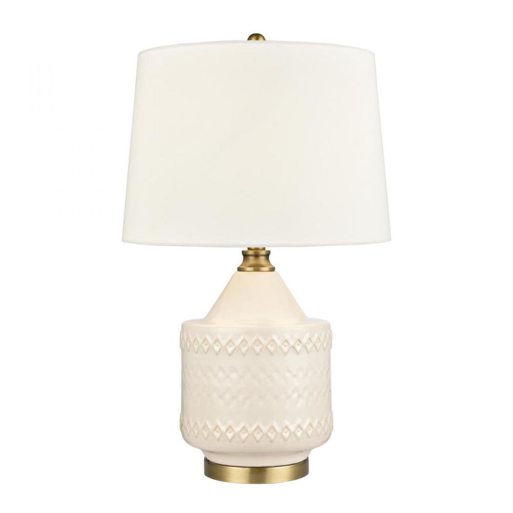 Buckley 27'' High 1-Light Table Lamp - White