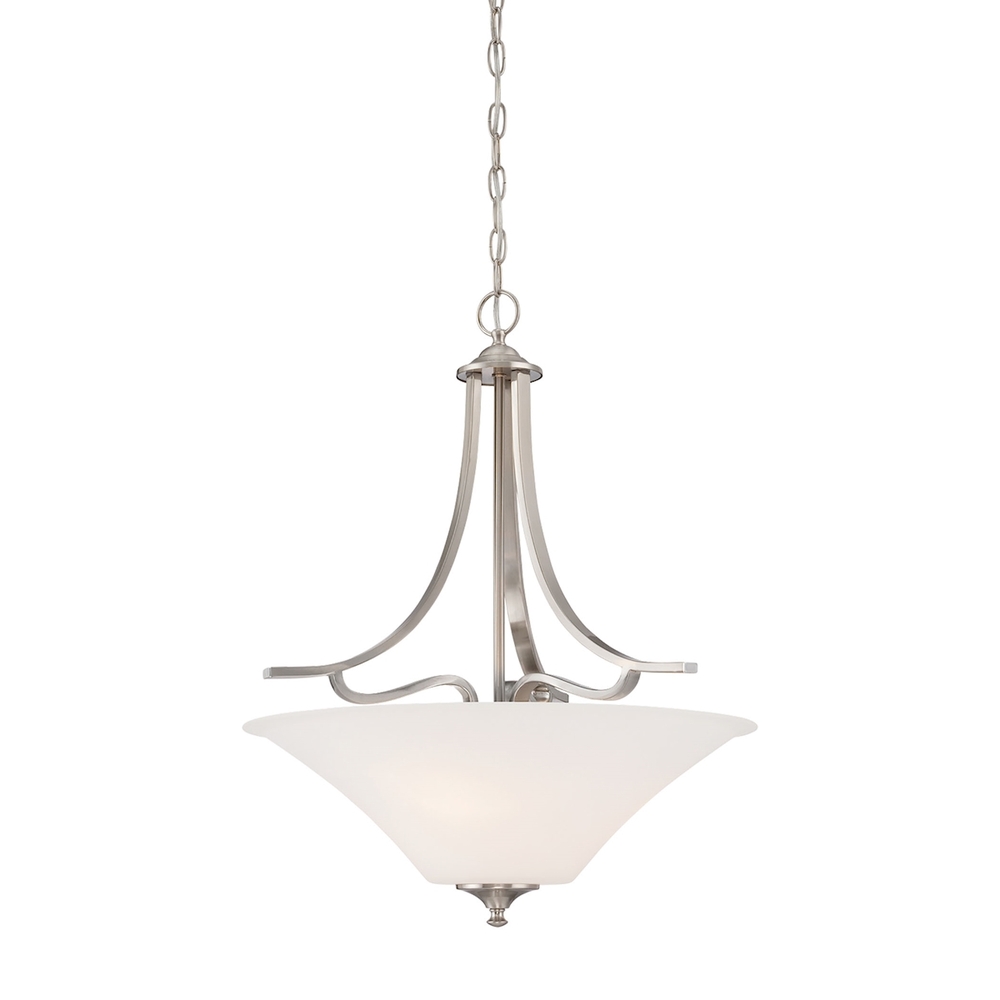 Thomas - Treme 20'' Wide 3-Light Pendant - Brushed Nickel