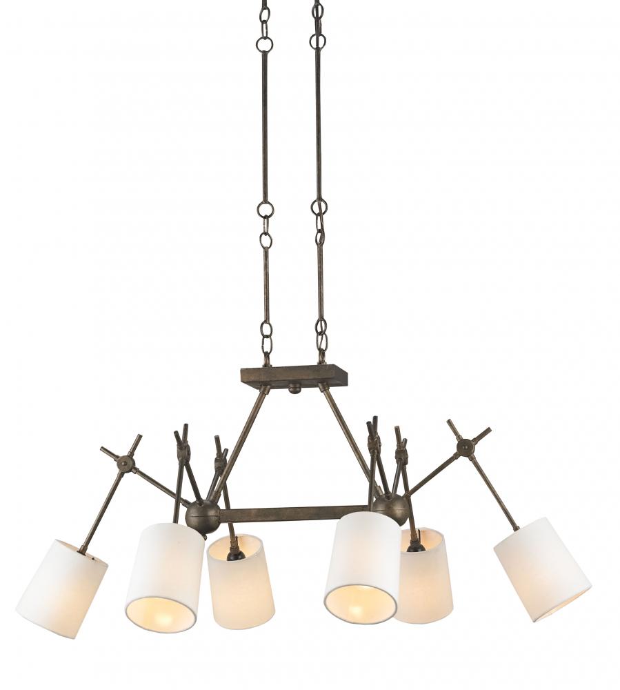 Compass Rectangular Chandelier