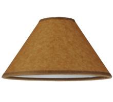 Meyda White 126029 - 8"W X 4.25"H Taos Brown Parchment Shade